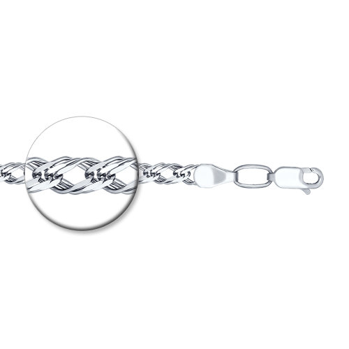 Браслет ромб тройной (Ag 925) 965220802