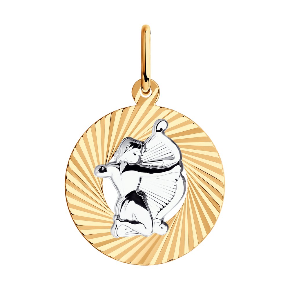 Подвеска знак зодиак стрелец (Au 585) 031373