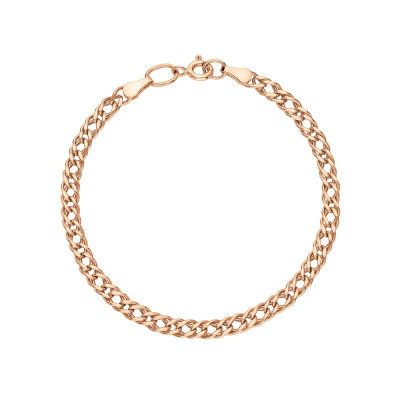 Браслет ромб двойной (Au 585) 7100154П-23