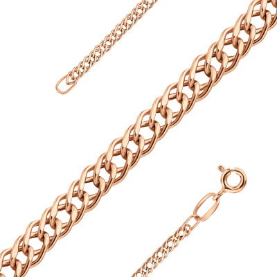 Цепь ромб двойной (Au 585) 8100154П-60