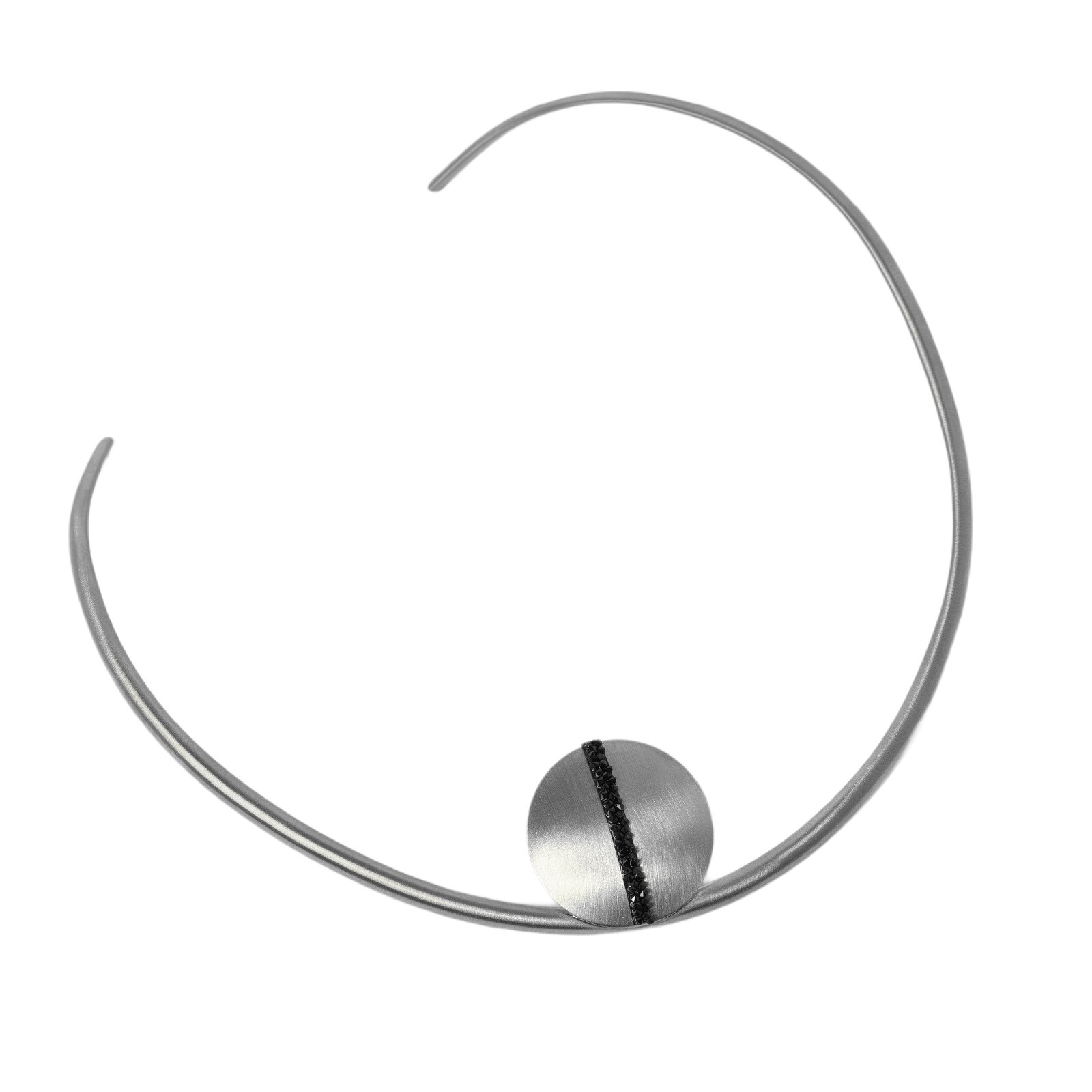 Колье (Без пробы) KV24.1-308791B серебристый