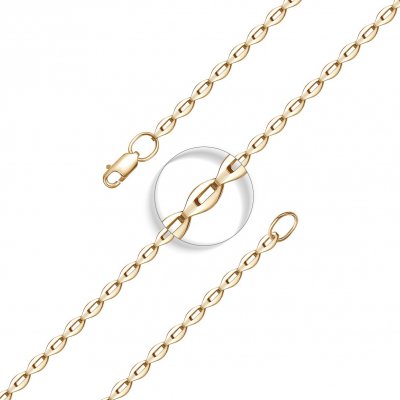 Цепь штамп. (Au 585) ЦШ042