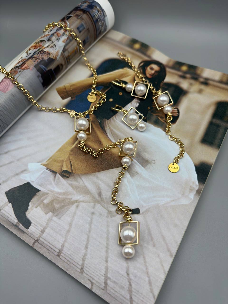 Колье (Без пробы) Мисс Ди золото бж к