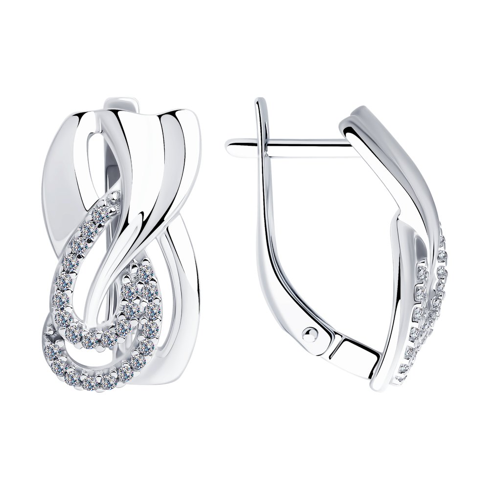 Серьги серебряные (Ag 925) 94023429