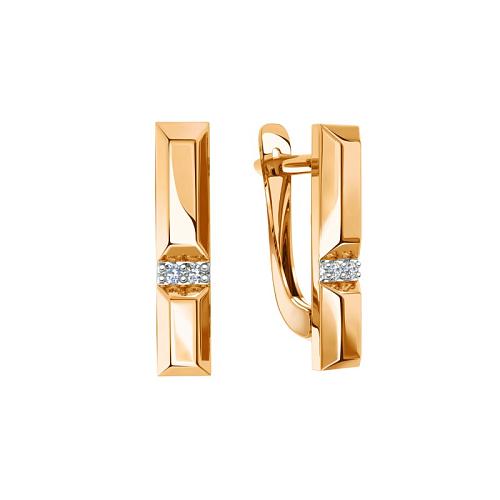 Серьги золотые (Au 585) 01-217514