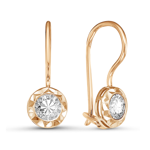 Серьги (Au 585) 121122а-1