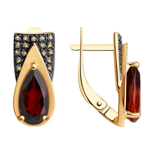 Серьги (Au 585) 728329