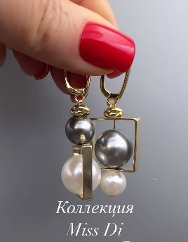 Серьги (Без пробы) Мисс Ди золото бсж