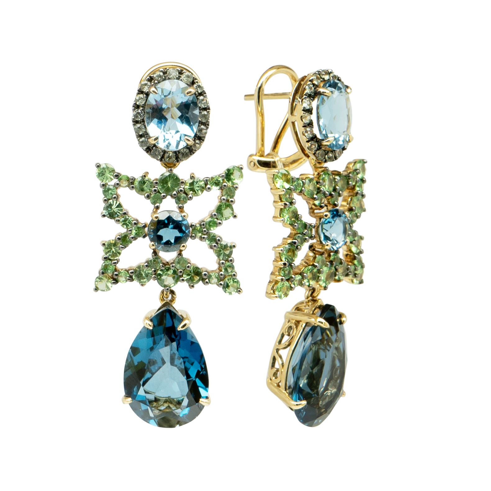 Серьги (Au 585) ER-33144