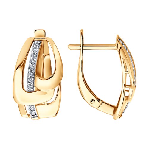 Серьги (Au 585) 0200787