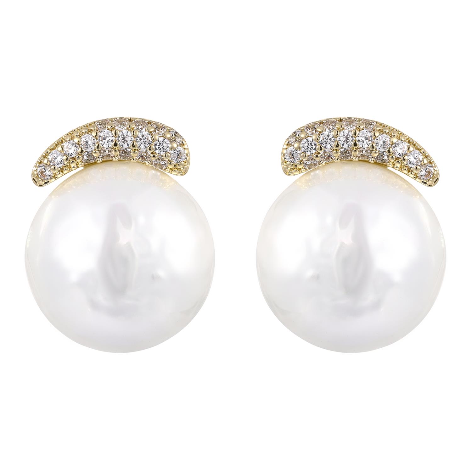 Серьги пусеты (Без пробы) 020.02.00114 з