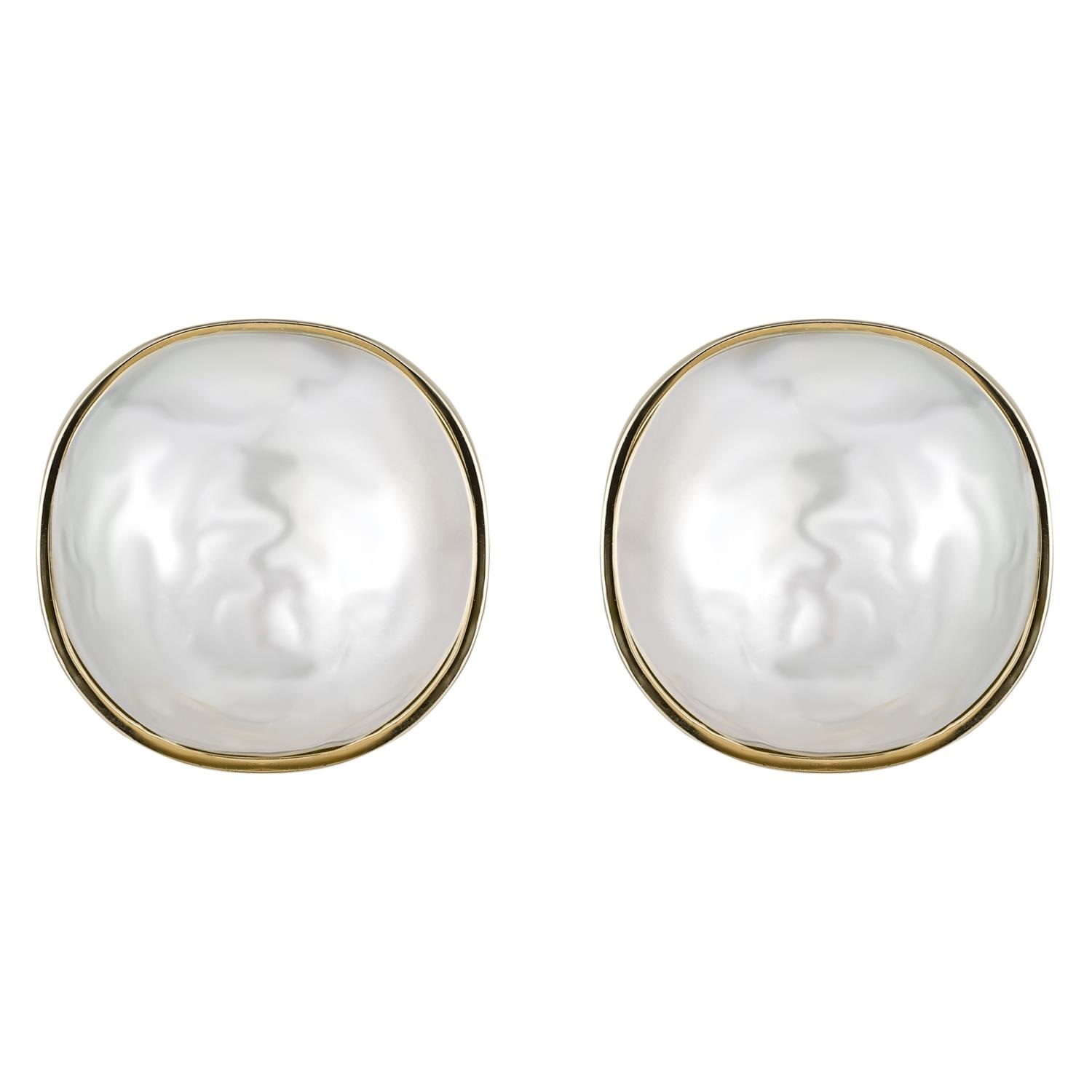 Серьги клипсы (Без пробы) 020.02.00109 з