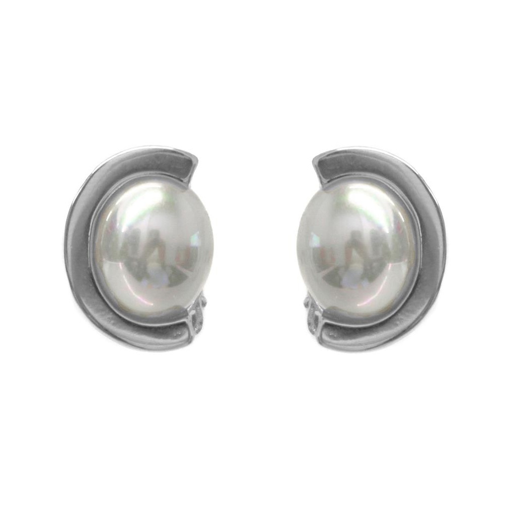 Серьги клипсы (Без пробы) 020.02.00052 с