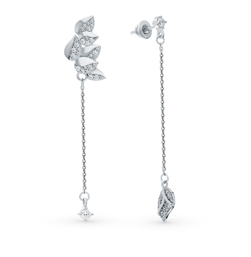 Серьги пусеты (Ag 925) 6021295-00775