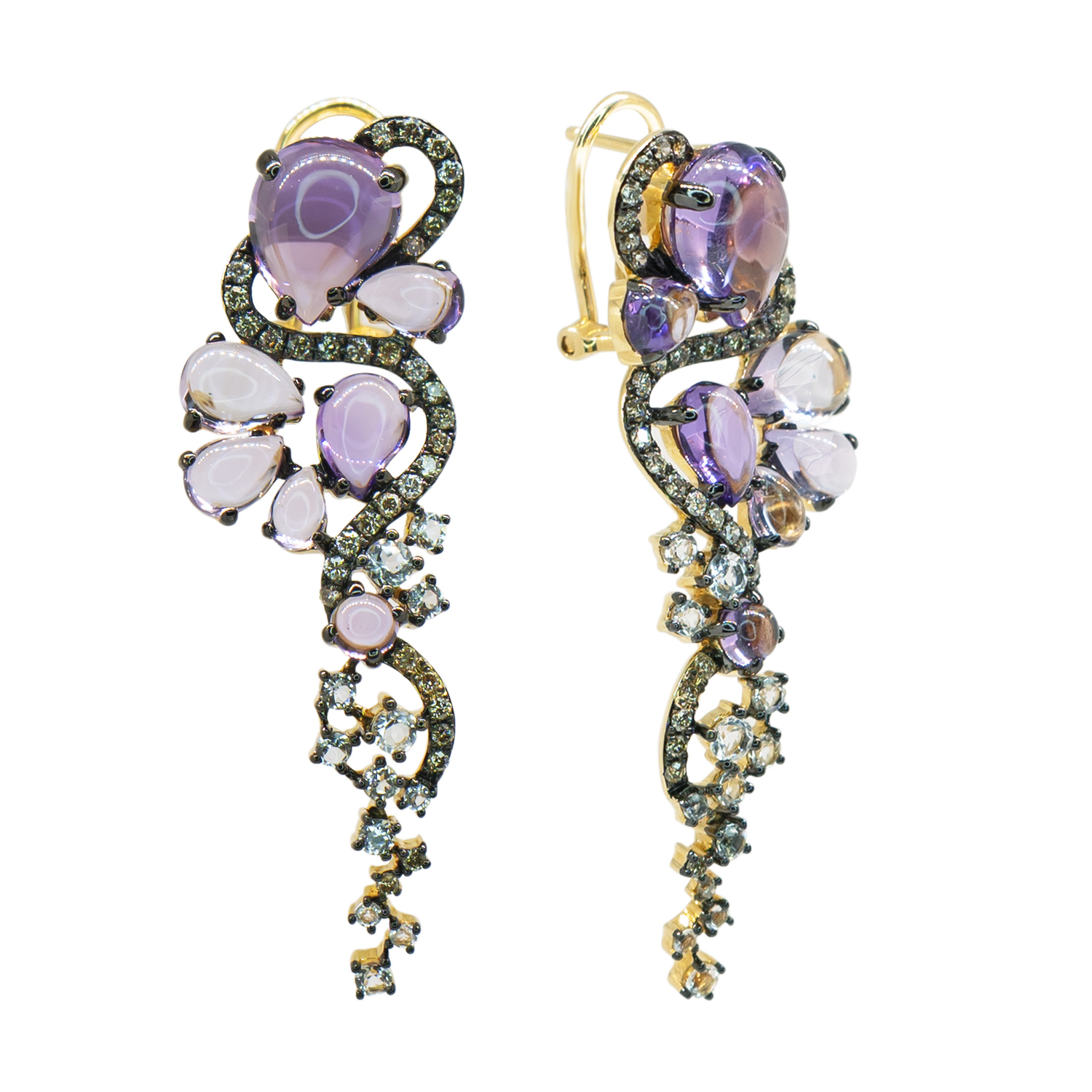 Серьги (Au 585) 0512 SBu11-326