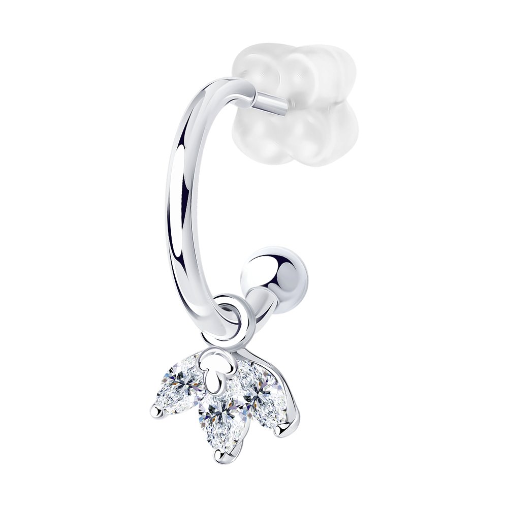 Серьга пусет (Ag 925) 94170137