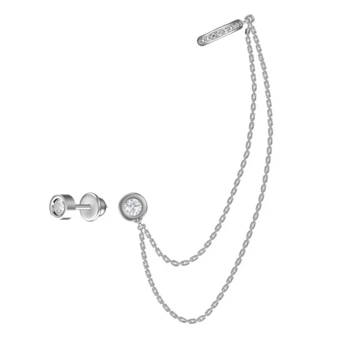 Серьги-пусеты (Ag 925) А6021529-00775