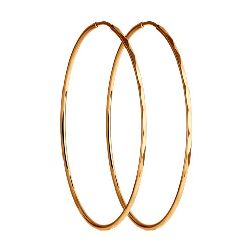 Серьги конго (Au 585) 140010