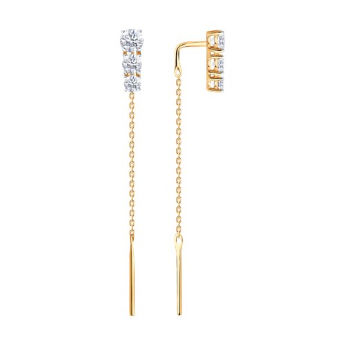 Серьги продевки (Au 585) 0200758