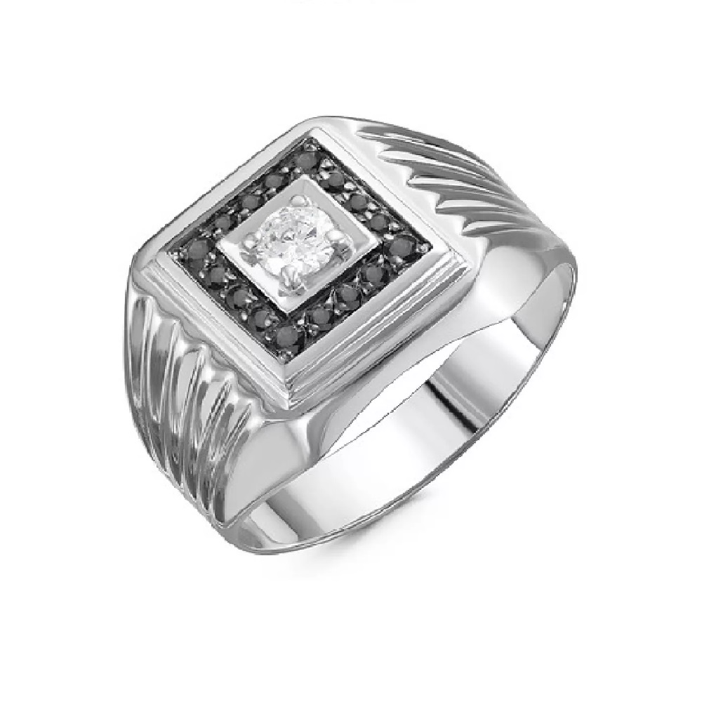 Кольцо печатка (Ag 925) с040553-51