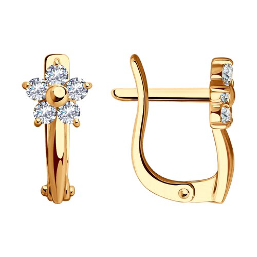 Серьги (Au 585) 029825