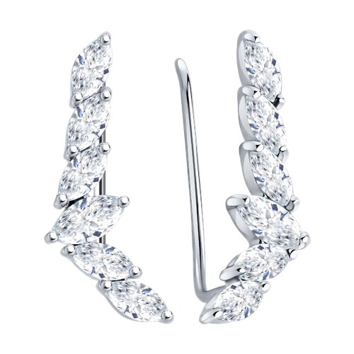 Серьги каффы (Ag 925) 94-120-00140-1