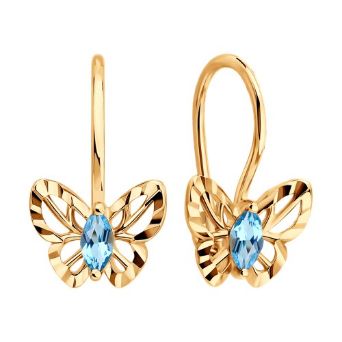 Серьги (Au 585) 729512