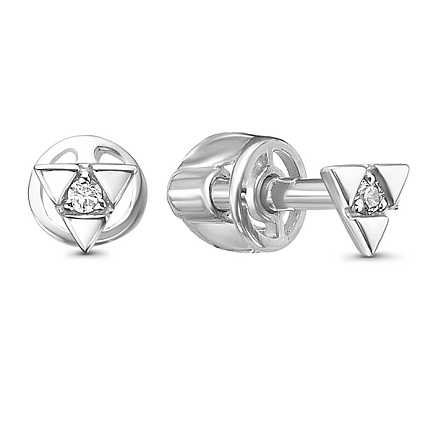 Серьги пусеты (Ag 925) с052569