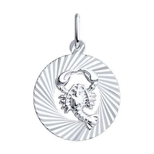 Подвеска знак зодиак рак (Ag 925) 94030885