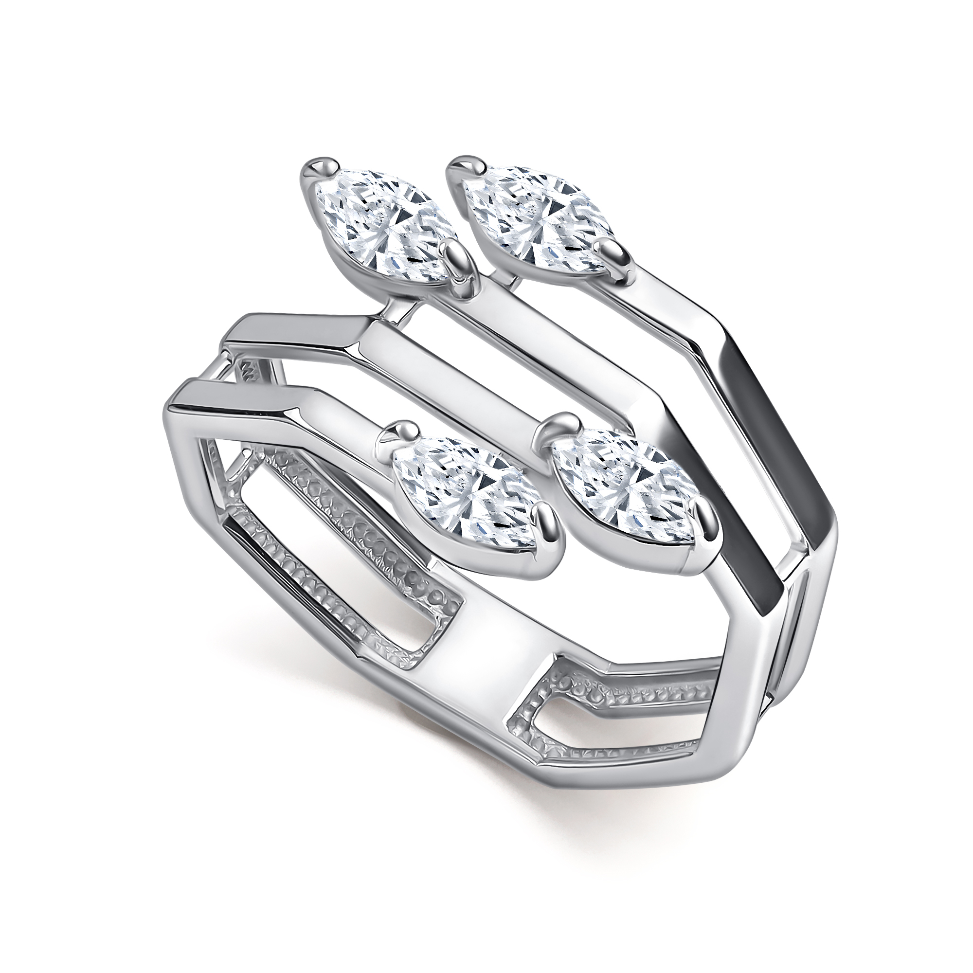 Кольцо (Ag 925) 01-5092-00КЦ-00