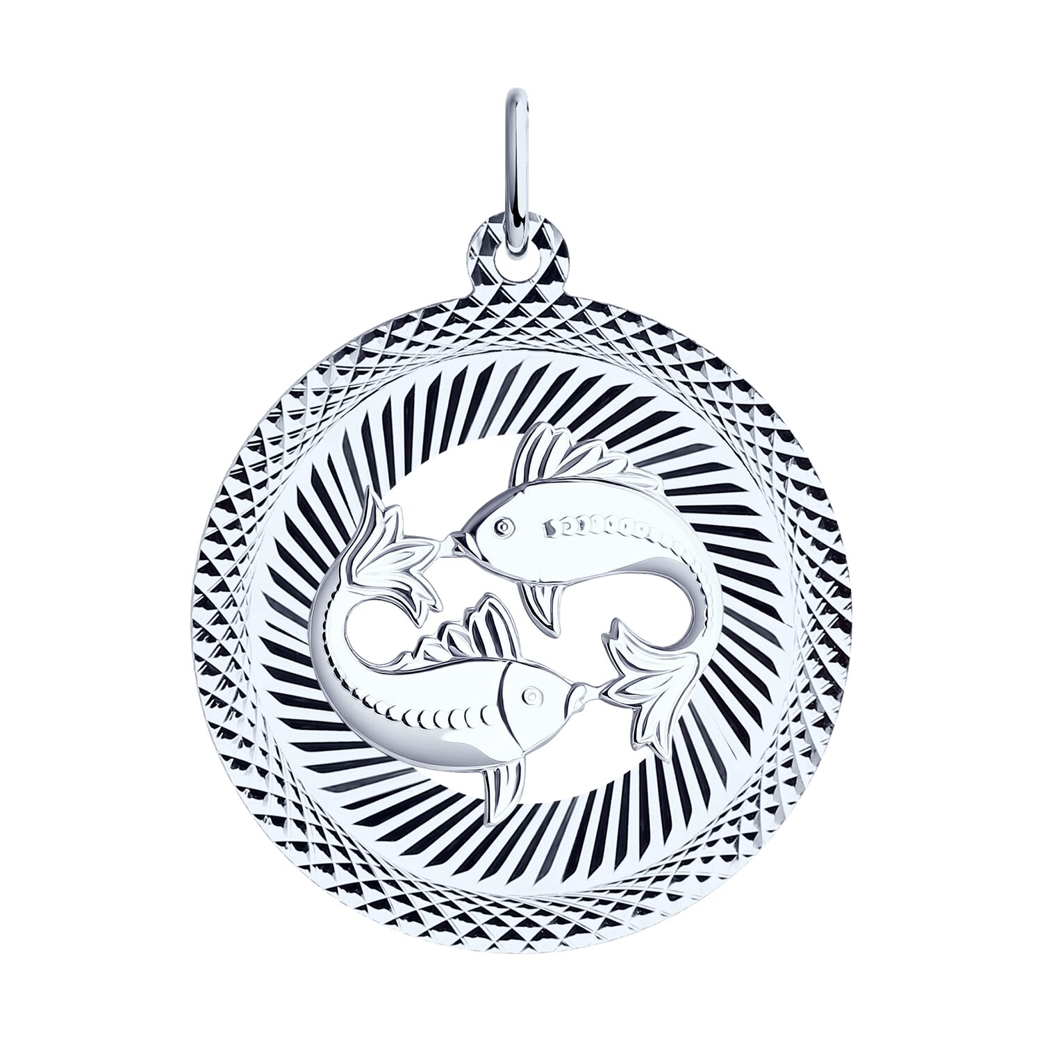 Подвеска знак зодиака рыбы (Ag 925) 94030881
