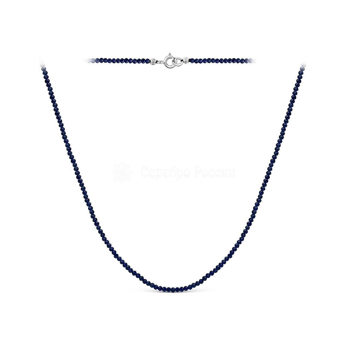 Колье (Ag 925) SV-Shp13N-tnz-Rd