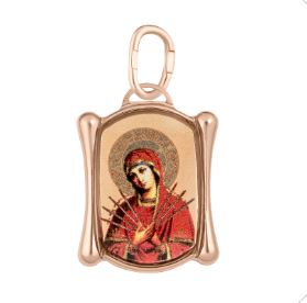 Икона Богородица Семистрельная (Au 585) 5029