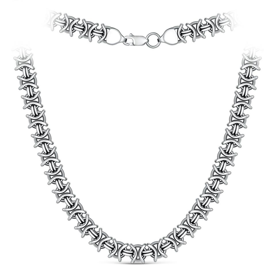 Цепь фантазийное (Ag 925) 1-Вх-12ч