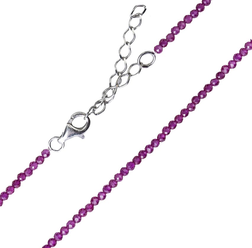 Колье (Ag 925) SV-Shp13N-gt-Rd