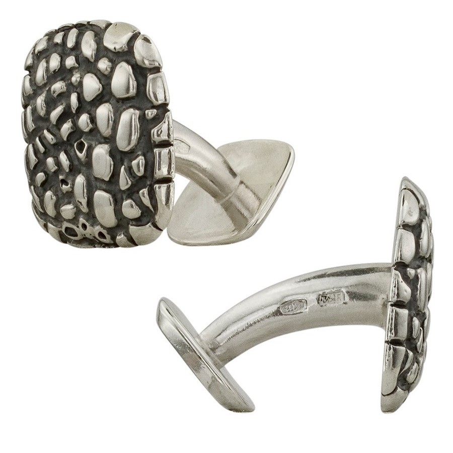 Запонки мужские серебро 871748