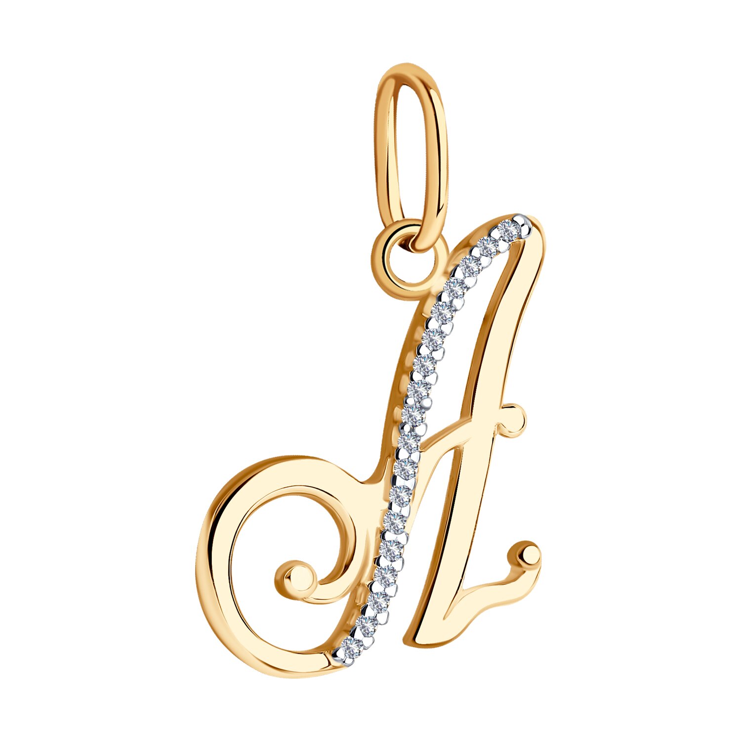 Подвеска буква А (Au 375) 37034526