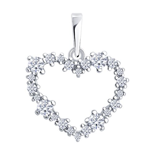 Подвеска Сердце (Ag 925) 94-130-00096-1