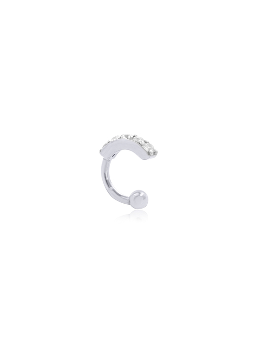 Серьга каффа серебряная (Ag 925) кф23301