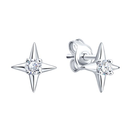 Серьги пусеты (Ag 925) 94027655-91