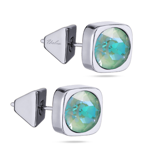 Серьги пусеты (Без пробы) SW00 0010R-147E1 мятный