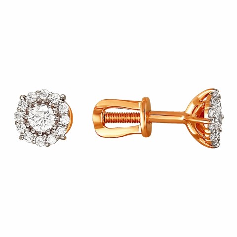Серьги пусеты (Au 585) 2171607 1 1 1