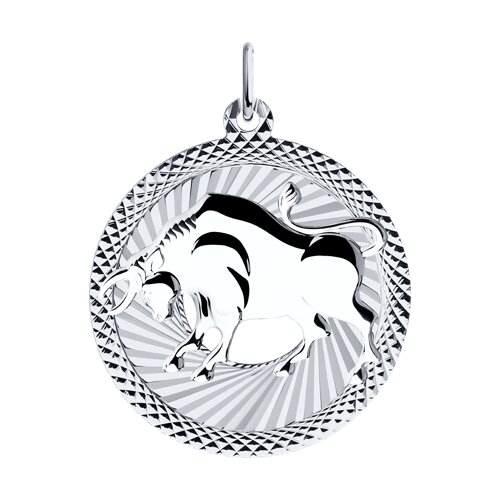 Подвеска знак зодиака телец (Ag 925) 94030871