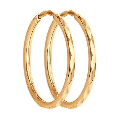 Серьги конго (Au 375) 140062-4