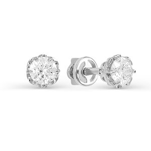 Серьги пусеты (Ag 925) с052099