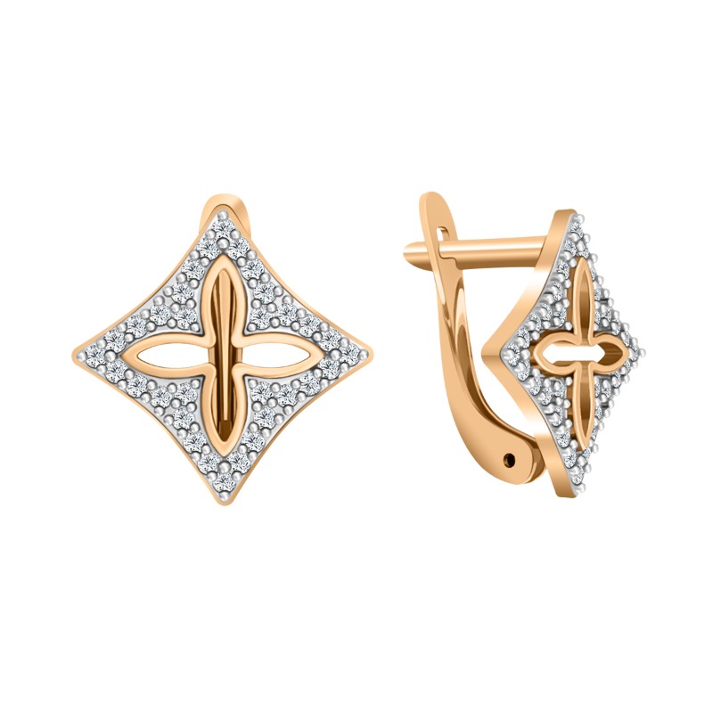 Серьги (Au 585) 01-218541
