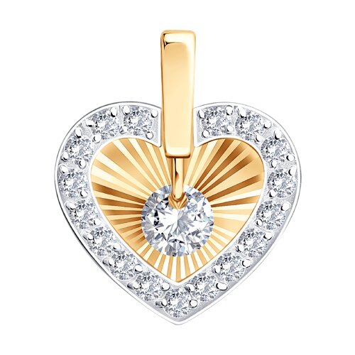 Подвеска сердце (Au 585) 036920