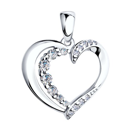 Подвеска сердце (Ag 925) 94031773