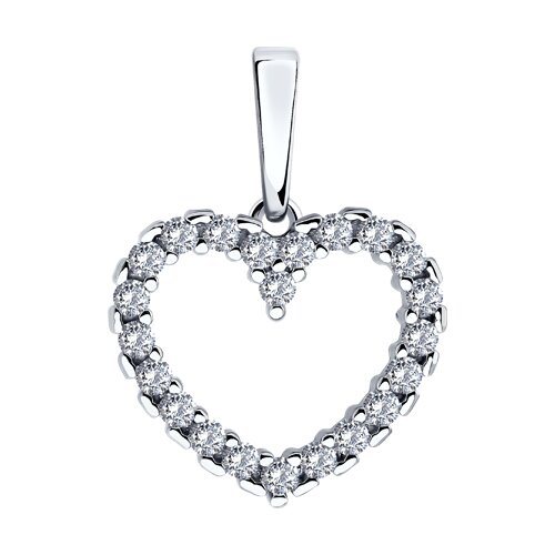 Подвеска сердце (Ag 925) 94033263