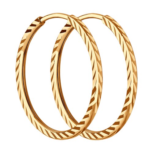 Серьги конго (Au 585) 200155 1 1 10